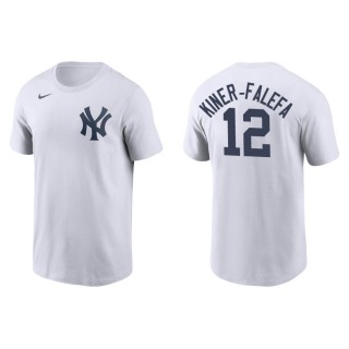 Men's Yankees Isiah Kiner-Falefa White Nike T-Shirt
