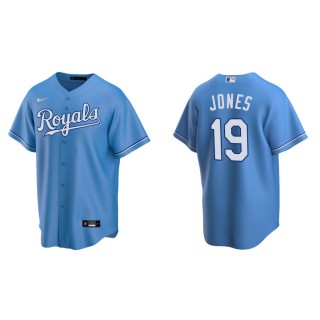 Men's Royals JaCoby Jones Light Blue Replica Alternate Jersey