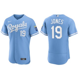Men's Royals JaCoby Jones Powder Blue Authentic Jersey