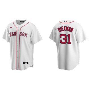 Men's Red Sox Jake Diekman White Replica Home Jersey