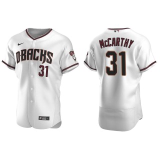 Jake McCarthy White Authentic Home Jersey