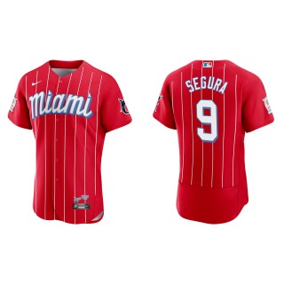 Jean Segura Red City Connect Authentic Jersey