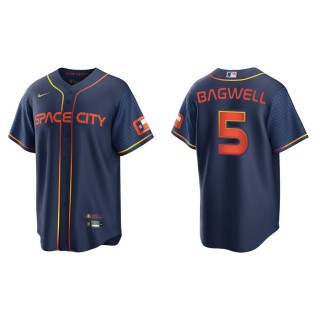Men's Astros Jeff Bagwell Navy 2022 City Connect Replica Jersey