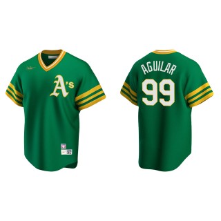 Jesus Aguilar Kelly Green Cooperstown Collection Road Jersey
