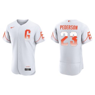 Men's Giants Joc Pederson White 2021 City Connect Authentic Jersey