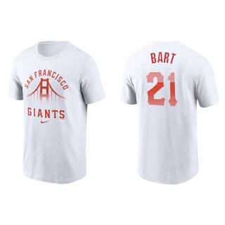Men's Giants Joey Bart White 2021 City Connect Graphic T-Shirt