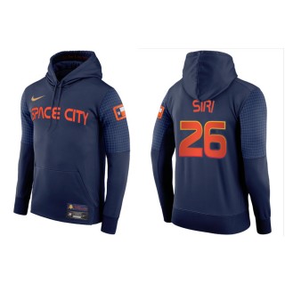 Men's Astros Jose Siri Navy 2022 City Connect Pullover Hoodie