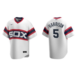 Men's White Sox Josh Harrison White Cooperstown Collection Home Jersey