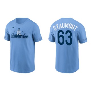 Men's Josh Staumont Royals Light Blue 2022 City Connect T-Shirt