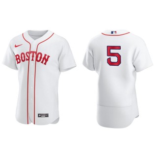 Men's Boston Red Sox Kike Hernandez Red Sox Patriots' Day Authentic Jersey