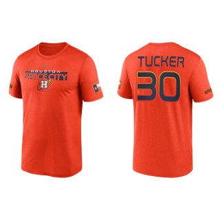 Men's Astros Kyle Tucker Orange 2022 City Connect Legend T-Shirt