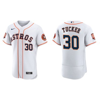 Kyle Tucker Astros 60th Anniversary Authentic Men's White Jersey