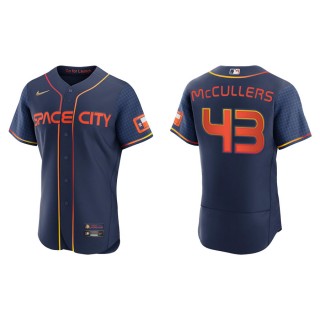 Men's Astros Lance McCullers Navy 2022 City Connect Authentic Jersey