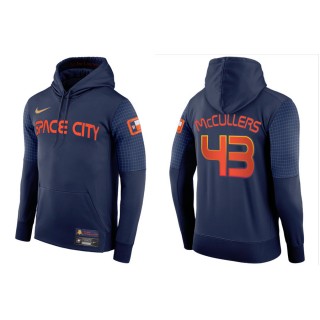 Men's Astros Lance McCullers Navy 2022 City Connect Pullover Hoodie