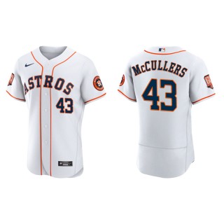 Lance McCullers Astros 60th Anniversary Authentic Men's White Jersey