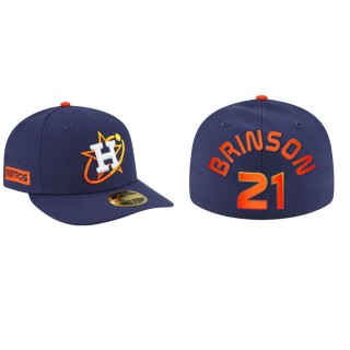 Men's Astros Lewis Brinson Navy 2022 City Connect Fitted Hat