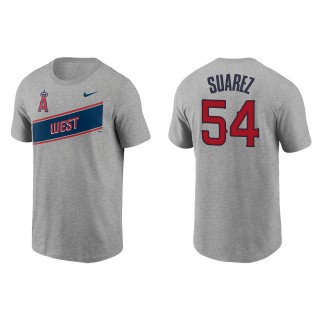 Jose Suarez Gray Little League Classic Wordmark T-Shirt
