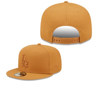 Men's Los Angeles Dodgers Brown Color Pack Tonal 9FIFTY Snapback Hat