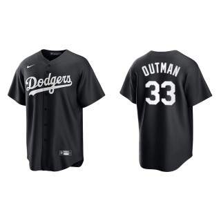 James Outman Black White Replica Official Jersey