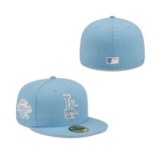 Men's Los Angeles Dodgers Light Blue 100th Anniversary 59FIFTY Fitted Hat