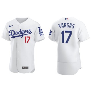 Miguel Vargas White Authentic Home Jersey
