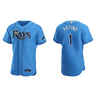 Men's Rays Luis Patino Light Blue Authentic Jersey