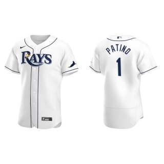 Men's Rays Luis Patino White Authentic Home Jersey