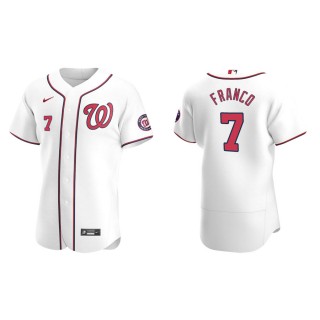 Men's Nationals Maikel Franco White Authentic Home Jersey