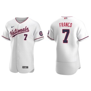 Men's Nationals Maikel Franco White Authentic Jersey