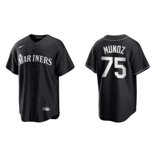 Andres Munoz Black White Replica Official Jersey