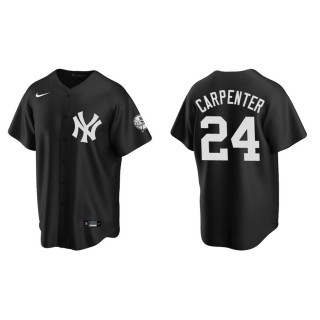 Men's New York Yankees Matt Carpenter Black Replica Fashion Jersey