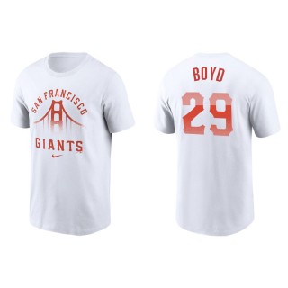 Men's Giants Matthew Boyd White 2021 City Connect Graphic T-Shirt
