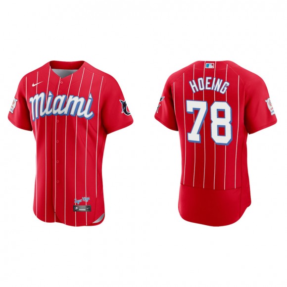Bryan Hoeing Red City Connect Authentic Jersey