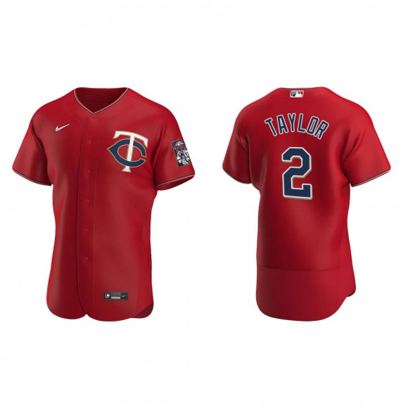 Michael A.Taylor Red Authentic Alternate Jersey