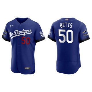 Men's Dodgers Mookie Betts Royal 2022 MLB All-Star City Connect Jersey