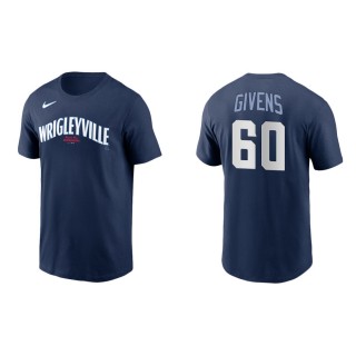 Men's Cubs Mychal Givens Navy 2021 City Connect T-Shirt