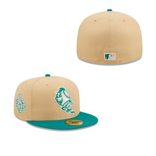 Men's New York Mets Natural Teal Mango Forest 59FIFTY fitted hat