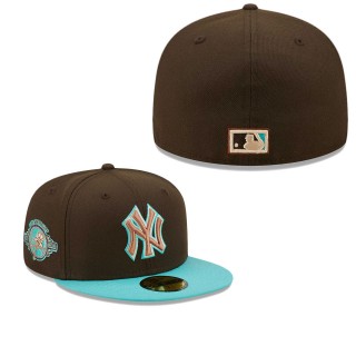 Men's New York Yankees Brown Mint Walnut Mint 59FIFTY Fitted Hat