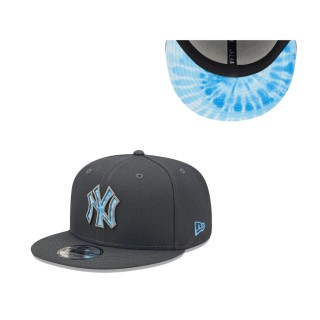 Men's New York Yankees Graphite 2022 Father's Day 9FIFTY Snapback Adjustable Hat