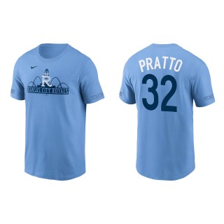 Men's Nick Pratto Royals Light Blue 2022 City Connect T-Shirt