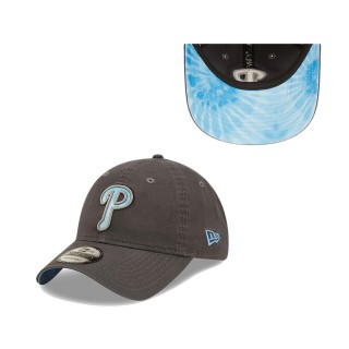 Men's Philadelphia Phillies Graphite 2022 Father's Day 9TWENTY Adjustable Hat
