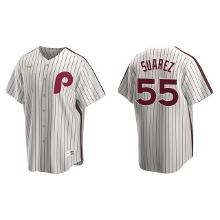 Ranger Suarez White Cooperstown Collection Home Jersey