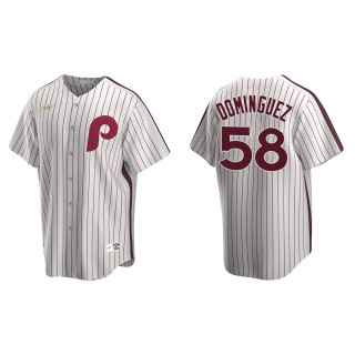 Seranthony Dominguez White Cooperstown Collection Home Jersey