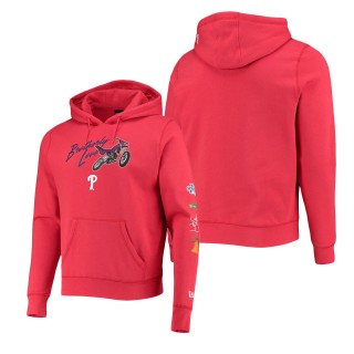 Men's Phillies Red City Transit Pullover Hoodie