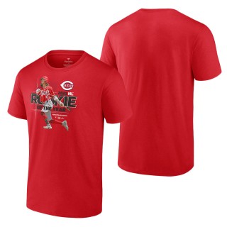 Men's Reds Jonathan India Red 2021 NL Rookie of the Year T-Shirt