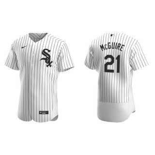 Men's White Sox Reese McGuire White Authentic Home Jersey