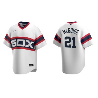 Men's White Sox Reese McGuire White Cooperstown Collection Home Jersey