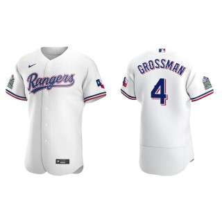 Robbie Grossman White Authentic Home Jersey
