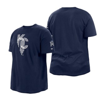 Men's Kansas City Royals Navy 2022 City Connect Big & Tall T-Shirt