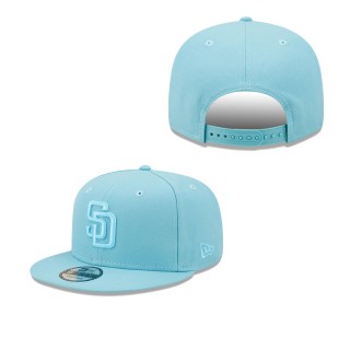 Men's San Diego Padres Light Blue Color Pack Tonal 9FIFTY Snapback Hat